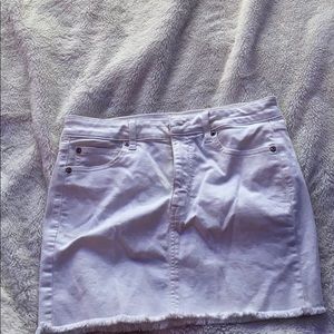 american eagle jean skirt
